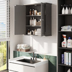Meilocar Bathroom Wall Cabinet, Bathroom Cabinet Wall Mount, Over Toilet Space Saver Storage Cabinet, Wood Medicine Cabinets