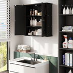 Meilocar Bathroom Wall Cabinet, Bathroom Cabinet Wall Mount, Over Toilet Space Saver Storage Cabinet, Wood Medicine Cabinets