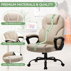 Meilocar Ergonomic Office Chair with High Back, Comfy Desk Chair, Adjustable Executive Office Chair for Home Office, Big and Tall Computer Chair Heavy Duty, 360° Swivel