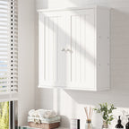 Meilocar Bathroom Wall Cabinet, Bathroom Cabinet Wall Mount, Over Toilet Space Saver Storage Cabinet, Wood Medicine Cabinets
