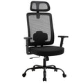 Meilocar Office Chair with Mesh High Back, Ergonomic Office Desk Chair with Adjustable Lumbar Support, Rolling Work Chairs with Wheels and 3D Headrest