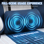 Meilocar Gaming Chair with Footrest Fabric Gaming Chair for Adults with Massage Lumbar Support, High Back Ergonomic Computer Chair, Pocket Spring Cushion, 150°Reclining & Linkage Armrests