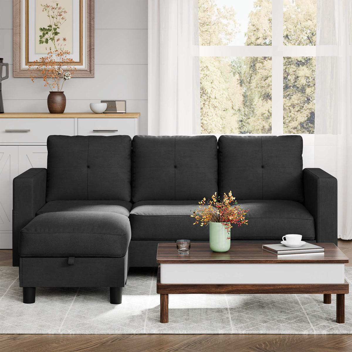 #color_black #material_linen-fabric