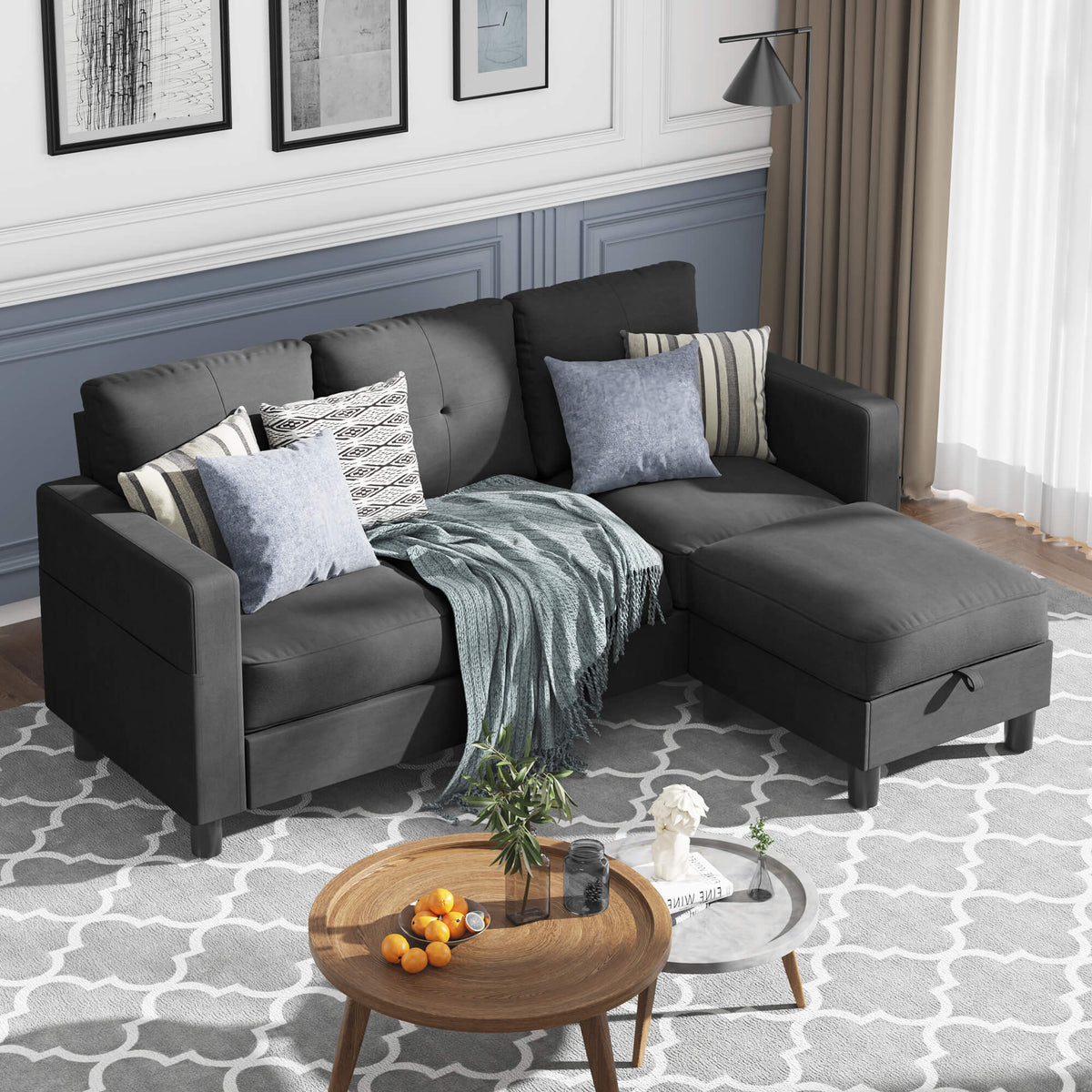 #color_black #material_linen-fabric