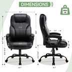 Meilocar Ergonomic Office Chair with High Back, Comfy Desk Chair, Adjustable Executive Office Chair for Home Office, Big and Tall Computer Chair Heavy Duty, 360° Swivel