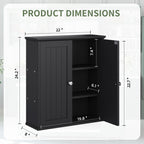 Meilocar Bathroom Wall Cabinet, Bathroom Cabinet Wall Mount, Over Toilet Space Saver Storage Cabinet, Wood Medicine Cabinets
