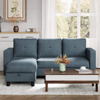  sectional couch WALSUNNY livingroom sectional couch sectional couch #color_dark-grey #material_linen-fabric